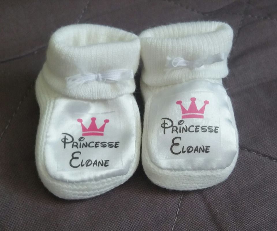 chausson naissance princesse 
